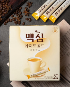 맥심 화이트골드 커피믹스 50개입 유통기한: 2023.12.01